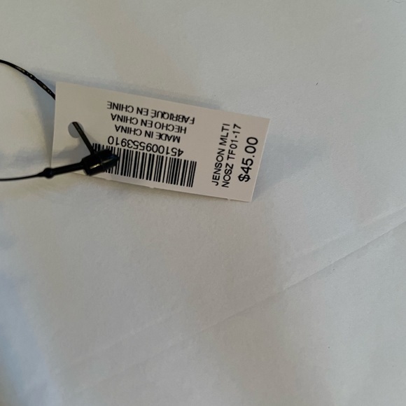 Chico’s Jenson 2 layer necklace with bars, all in bauble silver tones NWT - Picture 7 of 9